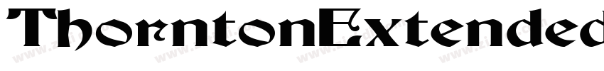 ThorntonExtended It字体转换